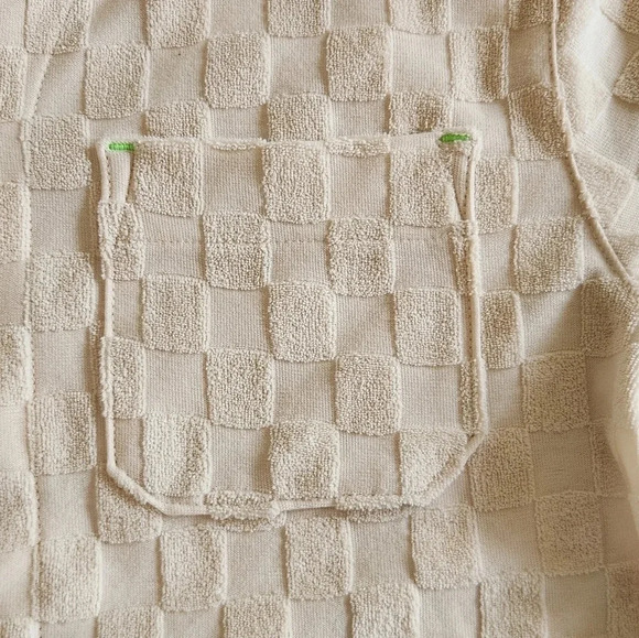 NWT || CREWCUTS || Camp-collar shirt, cream, sz 10, button down, collar - Picture 2 of 5